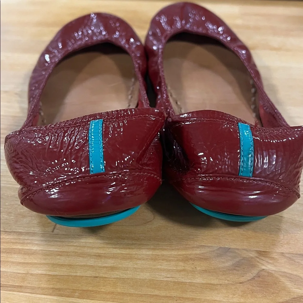 Tieks by Gavrieli Red Patent Leather Ballet Flats Size 12 - Picture 3 of 8